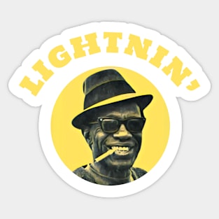 Yellow Lightenin Sticker